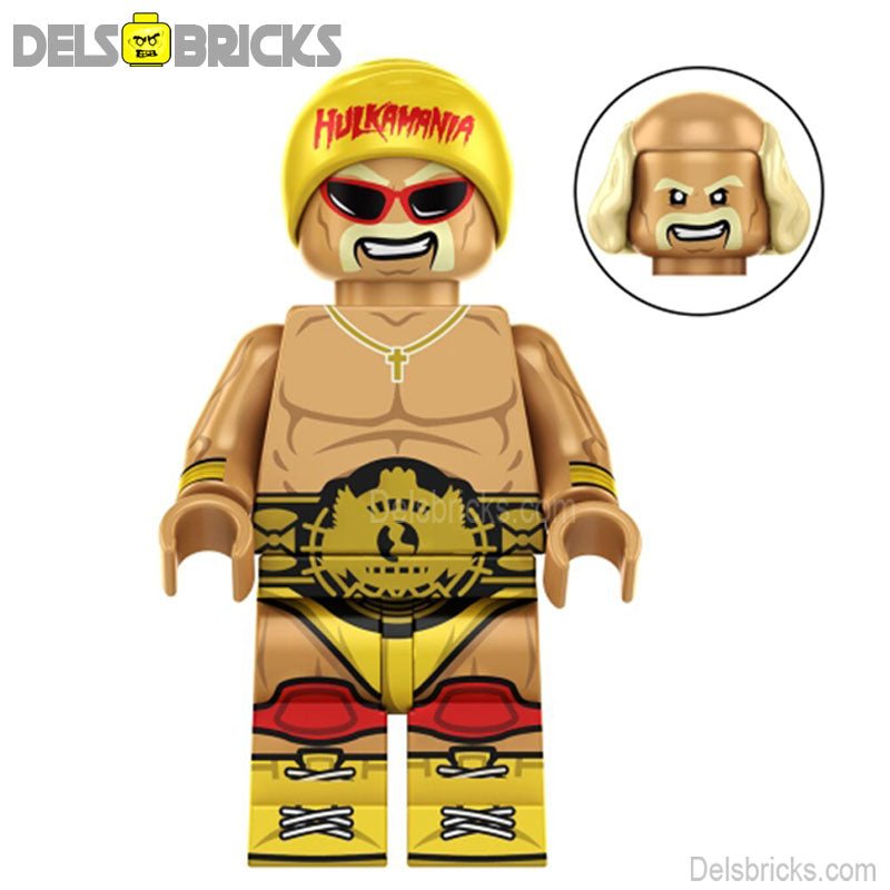 Hulk Hogan Pro Wrestling Lego Minifigures Custom Toys (ONLINE ORDER ONLY)