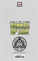Hulk Vs. Thor: Banner Of War Alpha 1 Unknown Comics Tyler Kirkham Exclusive Virgin Var (05/04/2022) (05/11/2022) (Online Order Only)