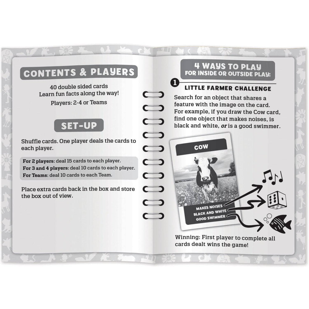 Old MacDonald's Farm - Scavenger Hunt Card Game