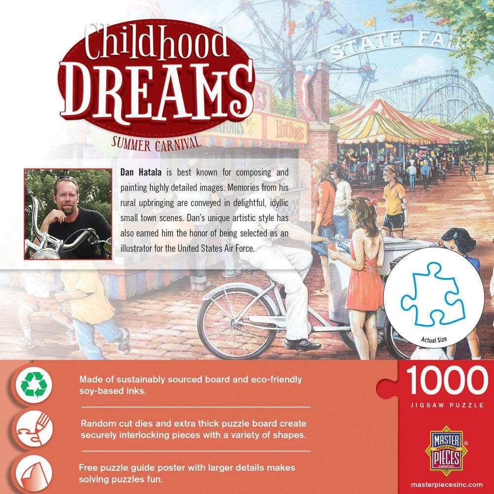 Childhood Dreams - Summer Carnival 1000 Piece Jigsaw Puzzle