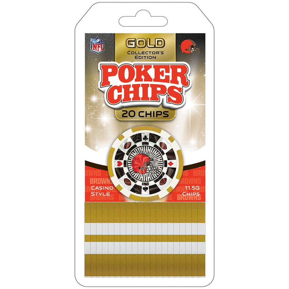 Cleveland Browns 20 Piece Poker Chips (ONLINE ORDER ONLY)