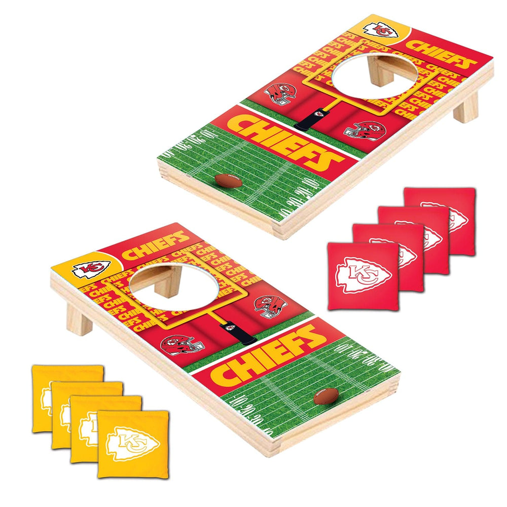 Kansas City Chiefs - NFL Tabletop Cornhole (ONLINE ORDER ONLY)