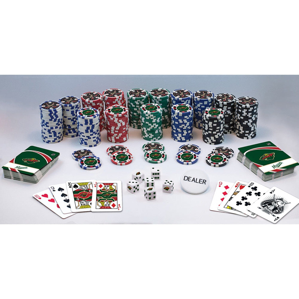 Minnesota Wild 300 Piece Poker Set (ONLINE ORDER ONLY)