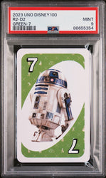 2023 UNO DISNEY 100 R2 D2 GREEN 7 PSA 9 (Online Order Only)