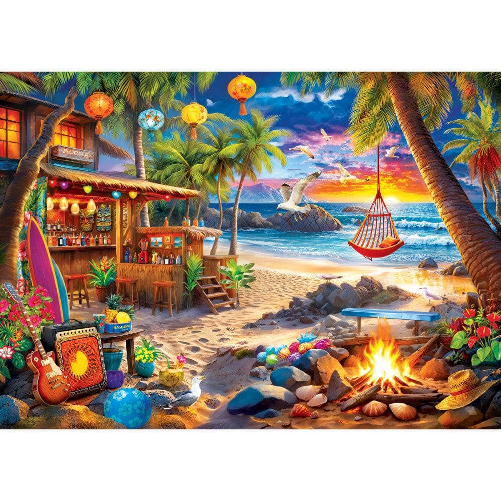 Paradise Beach - Island Hangout 500 Piece Jigsaw Puzzle