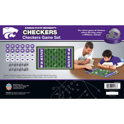 Kansas State Wildcats Checkers Board Game (ONLINE ORDER ONLY)