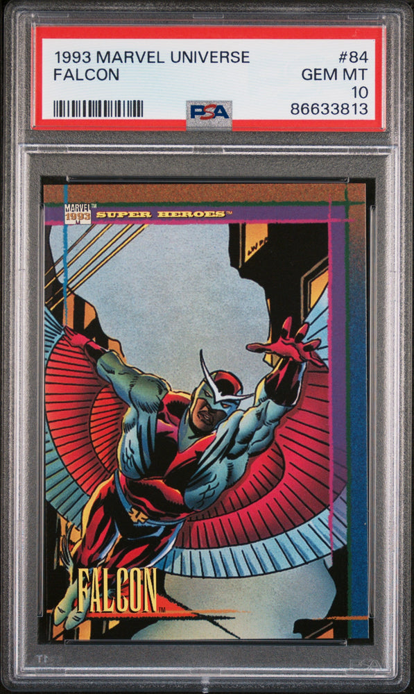 1993 MARVEL UNIVERSE FALCON  #84 - PSA 10 (Online Order Only)