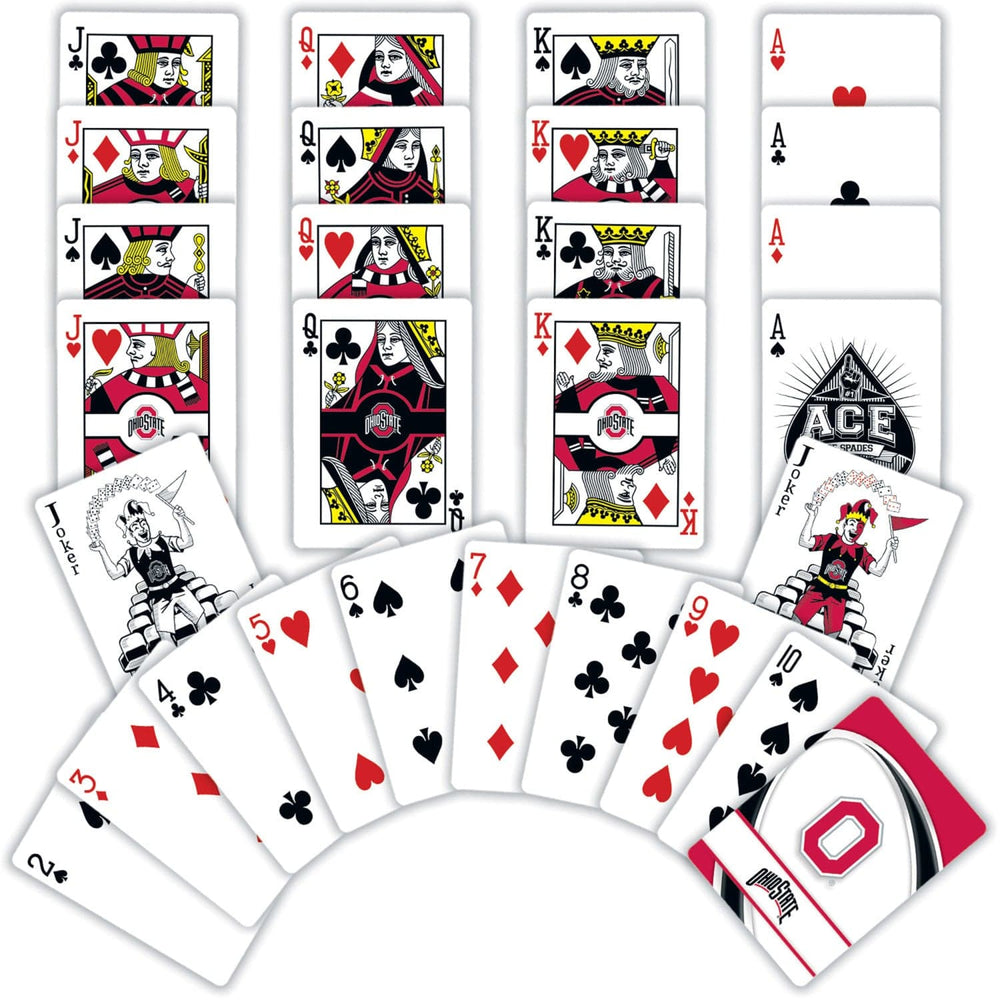 Ohio State Buckeyes Playing Cards - 54 Card Deck (ONLINE ORDER ONLY)
