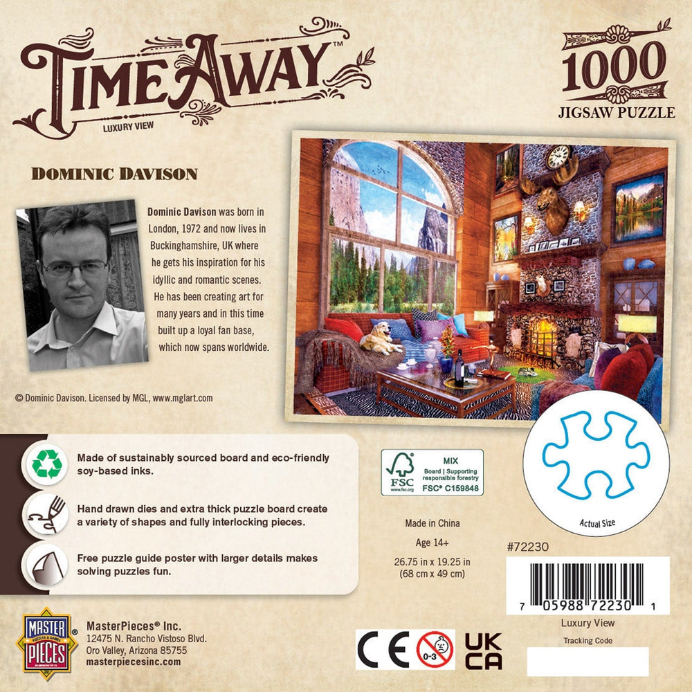 Time Away - Luxury View 1000 Piece Jigsaw Puzzle (ONLINE ORDER ONLY)