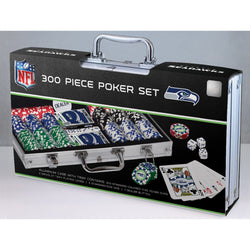 Seattle Seahawks 300 Piece Poker Set (ONLINE ORDER ONLY)
