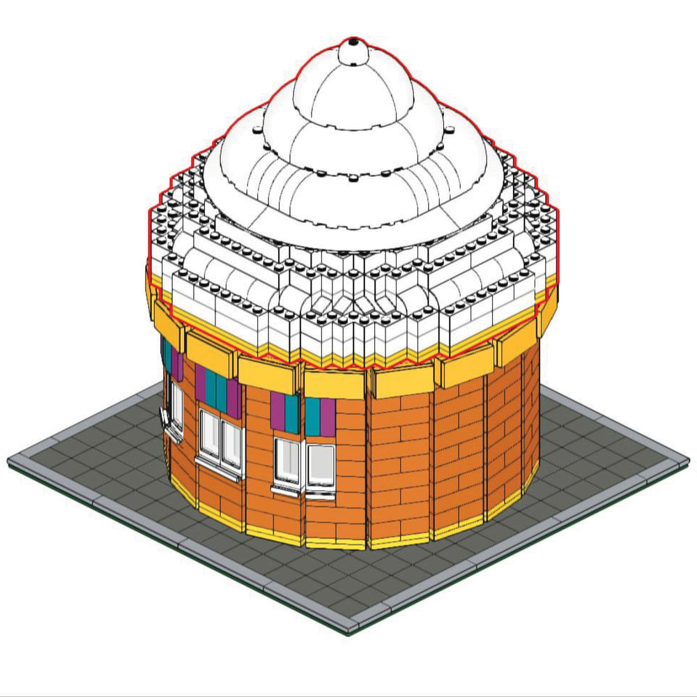 Instructions for Custom LEGO Ice Cream Shop (Online Order Only)