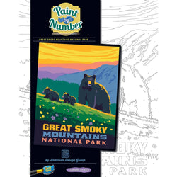 National Parks - Great Smoky Mountains Paint by Number (ONLINE ORDER ONLY)