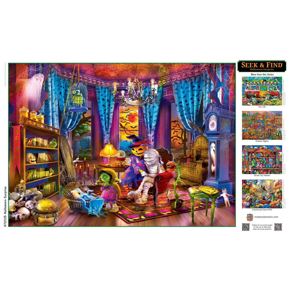 Seek & Find - Halloween Surprise 1000 Piece Jigsaw Puzzle (ONLINE ORDER ONLY)