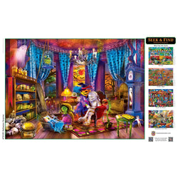 Seek & Find - Halloween Surprise 1000 Piece Jigsaw Puzzle (ONLINE ORDER ONLY)