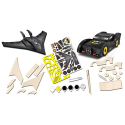 Batman - Batmobile & Batwing Wood Craft Kit (ONLINE ORDER ONLY)