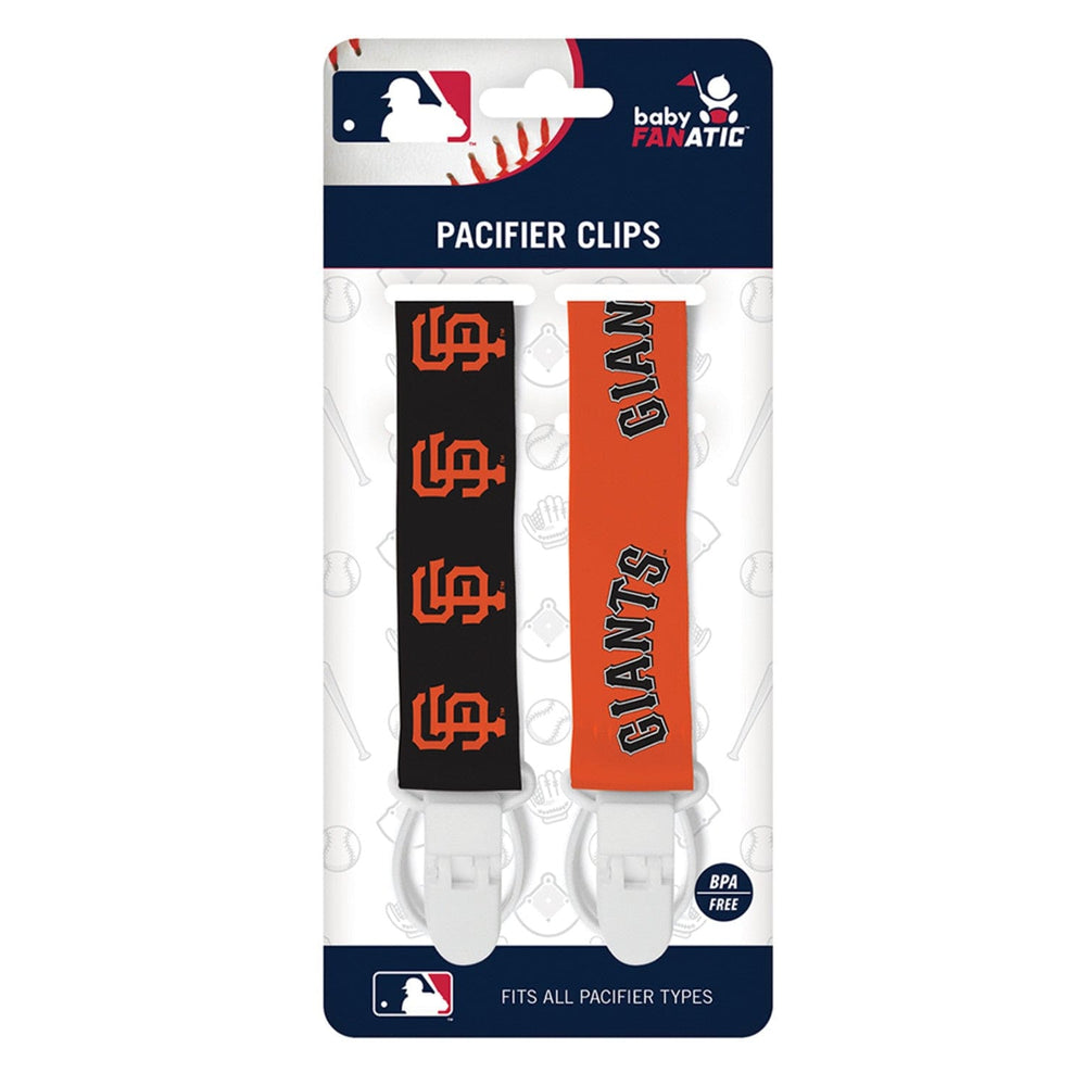 San Francisco Giants - Pacifier Clip 2-Pack (ONLINE ORDER ONLY)