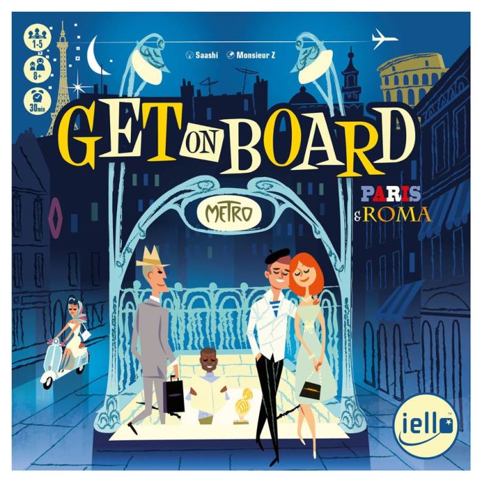 Get on Board: Paris & Rome (ONLINE ORDER ONLY)