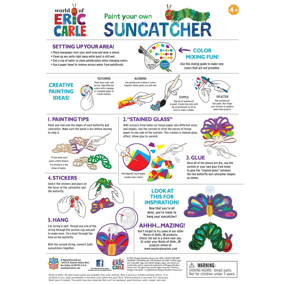 Eric Carle - Suncatcher Wood Paint Kit (ONLINE ORDER ONLY)