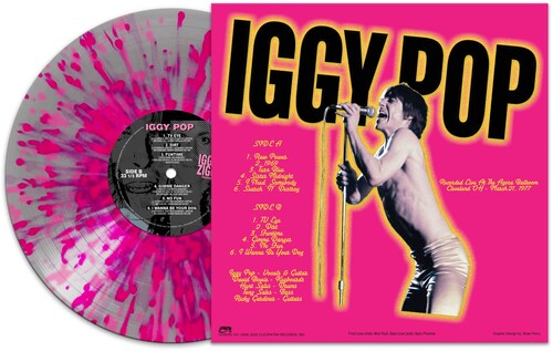 Iggy & Ziggy - Cleveland '77 - Silver/ pink Splatter [Vinyl] (ONLINE ORDER ONLY)