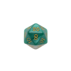 Two-Faced Iguana - 7 Piece DnD Dice Set | Acrylic RPG Gaming Dice (ONLINE ORDER ONLY)