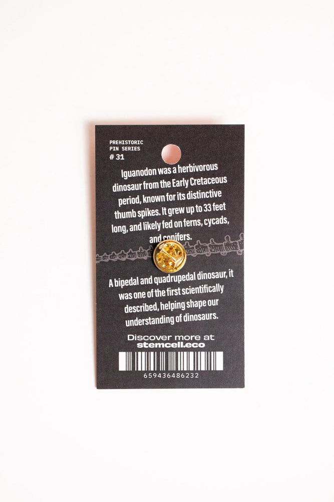 Iguanodon Enamel Pin (Iguanodon bernissartensis) (ONLINE ORDER ONLY)