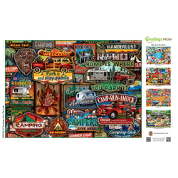 Greetings From The Lake - 500 Piece Jigsaw Puzzle