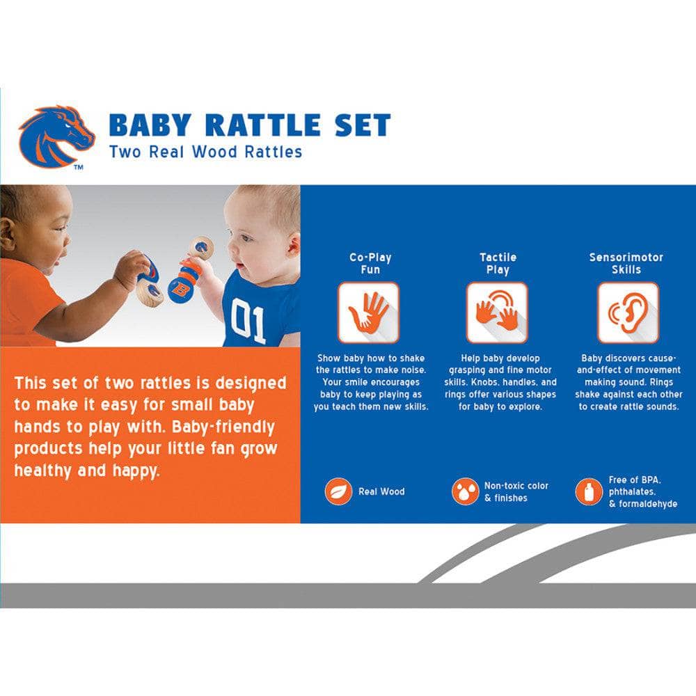 Boise State Broncos - Baby Rattles 2-Pack (ONLINE ORDER ONLY)