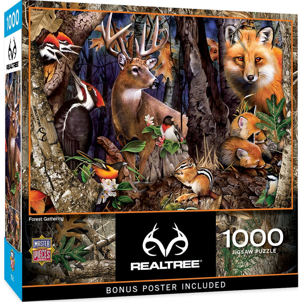 Realtree - Forest Gathering 1000 Piece Jigsaw Puzzle (ONLINE ORDER ONLY)