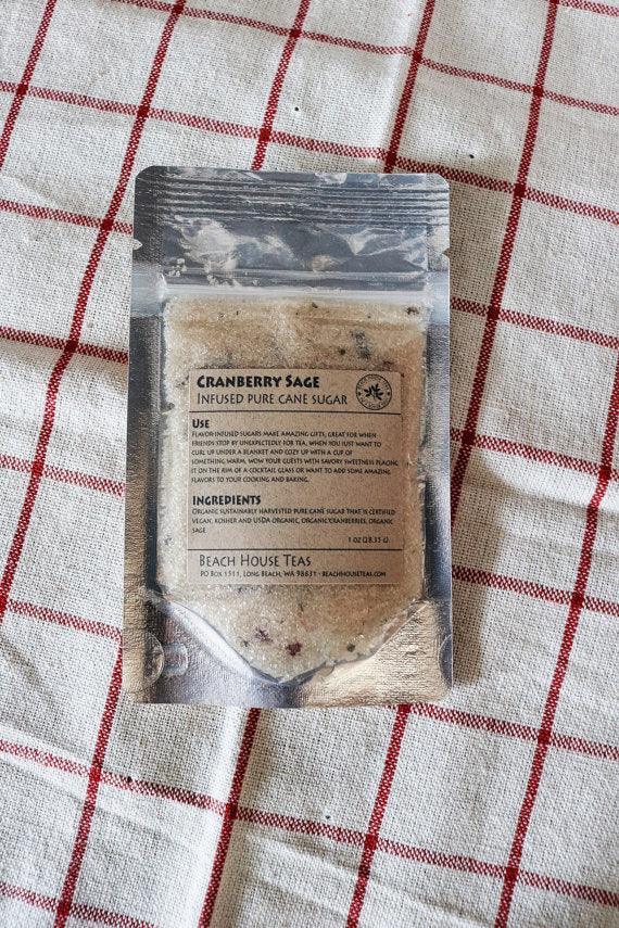 Cranberry Sage infused artisan culinary sugar (ONLINE ORDER ONLY)