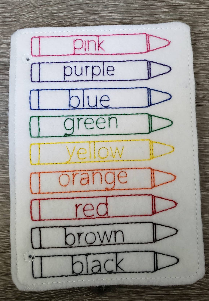 Color Match game - Activity Bag - color match - learning toy - busy  bag - activity bag - quiet toy - educational game - School - classroom (ONLINE ORDER ONLY)