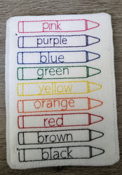 Color Match game - Activity Bag - color match - learning toy - busy  bag - activity bag - quiet toy - educational game - School - classroom (ONLINE ORDER ONLY)