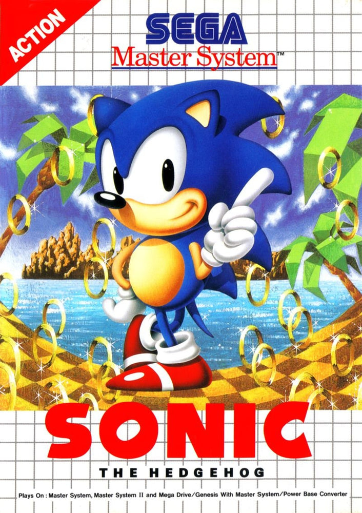 Sonic the Hedgehog (US Version) (Sega Master System) (ONLINE ORDER ONLY)