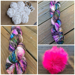 Woolen Winter Hat kits/pom/snowflake charm (ONLINE ORDER ONLY)