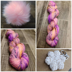 Woolen Winter Hat kits/pom/snowflake charm (ONLINE ORDER ONLY)