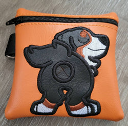 Bernese Mountain Dog Poop Bag Pouch - gift for dog lover - Zippered poop bag holder-  Gift for Dog Walker - veterinarian - dog groomer (ONLINE ORDER ONLY)
