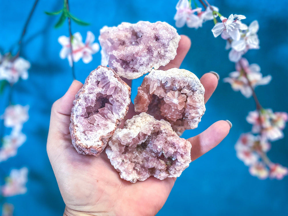 Pink Amethyst crystal Cluster (ONLINE ORDER ONLY)
