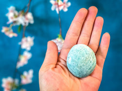 Ethically Sourced Amazonite palm stone. Amazonstone (ONLINE ORDER ONLY)