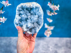 Ethically Sourced Raw CELESTITE Geodes 3 - 5 1/2 lbs! (ONLINE ORDER ONLY)