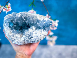 Ethically Sourced Raw CELESTITE Geodes 3 - 5 1/2 lbs! (ONLINE ORDER ONLY)