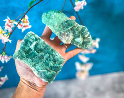 Green cubic Fluorite Mineral Specimen (ONLINE ORDER ONLY)