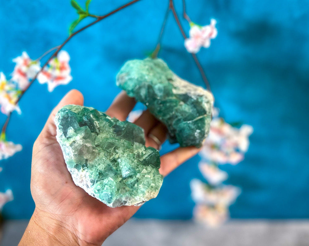 Green cubic Fluorite Mineral Specimen (ONLINE ORDER ONLY)