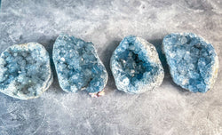 Ethically Sourced Raw CELESTITE Geodes 3 - 5 1/2 lbs! (ONLINE ORDER ONLY)