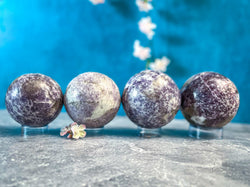 Lepidolite Balls, Lepidolite Sphere, Ethically Sourced Crystals (ONLINE ORDER ONLY)