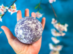 Lepidolite Balls, Lepidolite Sphere, Ethically Sourced Crystals (ONLINE ORDER ONLY)