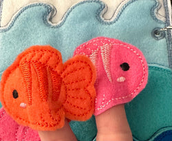 Under the Sea Quiet Book, Ocean Animal Finger Puppets, Teacher and
Child Learning Toy (ONLINE ORDER ONLY)