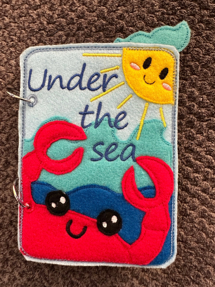 Under the Sea Quiet Book, Ocean Animal Finger Puppets, Teacher and
Child Learning Toy (ONLINE ORDER ONLY)