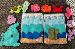 Under the Sea Quiet Book, Ocean Animal Finger Puppets, Teacher and
Child Learning Toy (ONLINE ORDER ONLY)