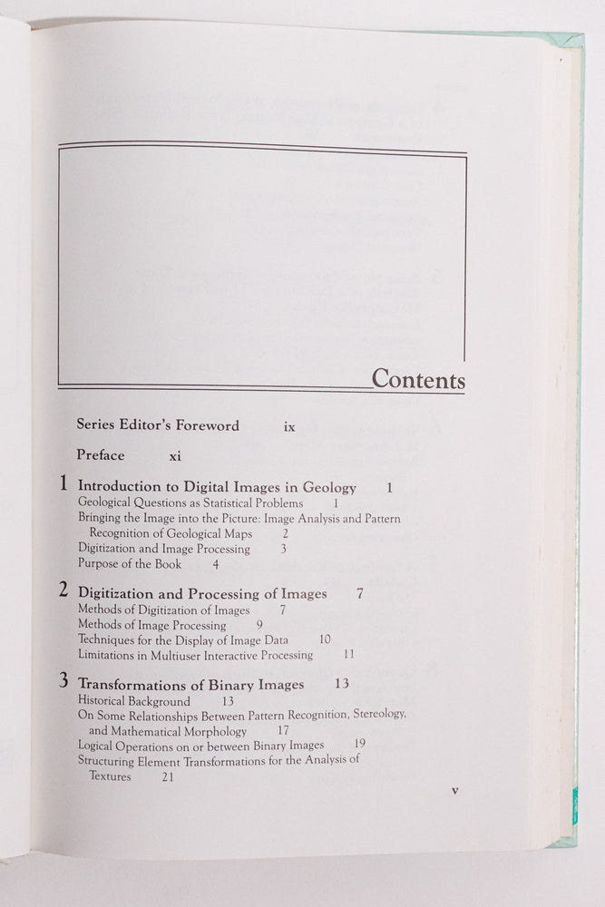 Image Processing of Geological Data (ONLINE ORDER ONLY)