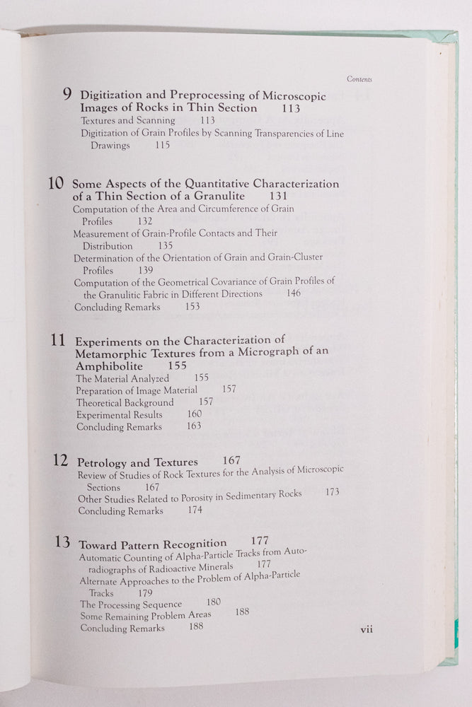 Image Processing of Geological Data (ONLINE ORDER ONLY)