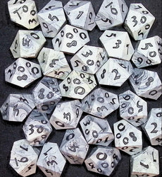 Classical Marble Recycled Percentile Dice [Replay] (ONLINE ORDER ONLY)